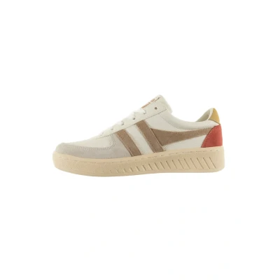 Image of Gola Grandslam Trident CLA415AC, Sneakers, White Bone Flax, 39 EU