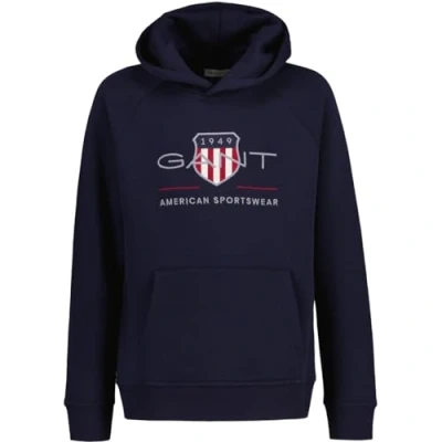 Image of GANT Archive Shield Sweatshirt for kids, Size: 9 10y, Evening blue
