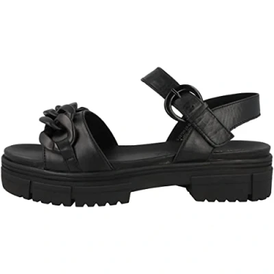 Image of Caprice Platform sandals Black nappa, Women&#039;s, Size: 5, nappa Leather