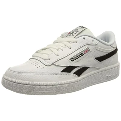 Image of Reebok Classic CLUB C Revenge MU Trainers, Size: 3.5, White/black/none Leather and textile