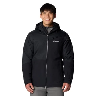 Image of Columbia Iceberg Point Jacket Snowboard jacket, Men&#039;s, Size: XXL, Black