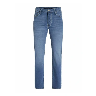 Image of Jack &amp; Jones Jjimike Jjicon I K SQ Straight leg jeans, Men&#039;s, Size: 42x32, Blue denim