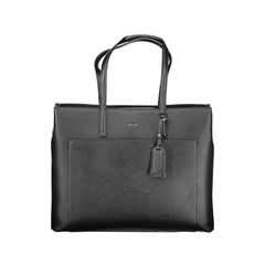 Image of Calvin Klein MUST Medium Shopper Caviar Tote bag, Women&#039;s, Size: One Size, Black