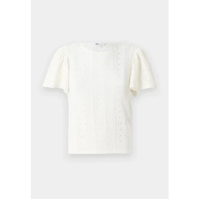 Image of ONLY Onlriverside Print Tshirt, Women&#039;s, Size: Large, Cloud dancer