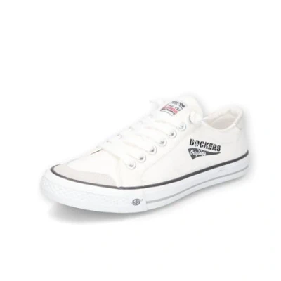 Image of Dockers by Gerli Men&#039;s Low Top Trainers, Shoes, White 500, 7 UK