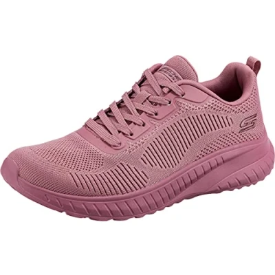 Image of Skechers Sport BOBS Squad Chaos Trainers raspberry, Women&#039;s, Size: 6, Raspberry Textile