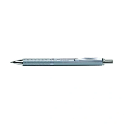 Image of Pentel BL407 a line width, liquid gel roller sterling with pressure mechanism, 0.35 mm Silver