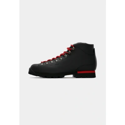 Image of Scarpa Primitive Unisex Hiking shoes, Size: 10.5, Black/red Leather