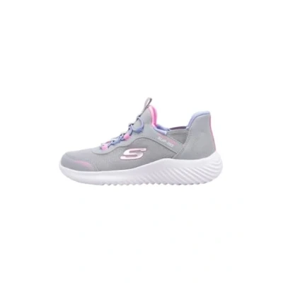 Image of Skechers Bounder Trainers for kids, Size: 13K, Grey Synthetics/textile