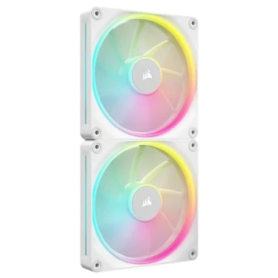 Image of CORSAIR iCUE Link LX140 RGB 140 mm PWM Fans Starter Kit, White, White