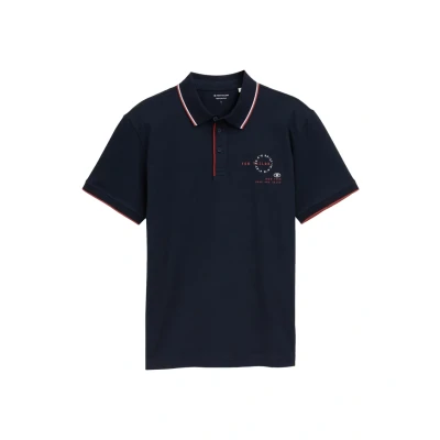 Image of TOM Tailor Kurzarm Polo shirt, Men&#039;s, Size: XL, Dunkelblau