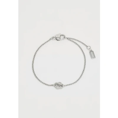 Image of BOSS Double B Petit Bracelet silvercoloured, Women&#039;s, Size: One Size, Silver coloured