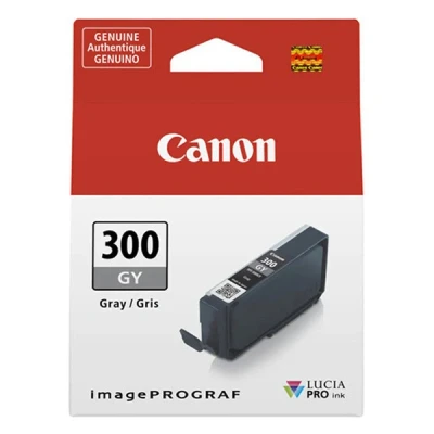 Image of Canon PFI 300 GY Grey original ink tank for imagePROGRAF PRO
