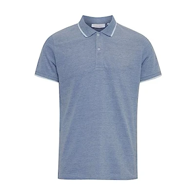 Image of Casual Friday NOS Polo shirt, Men&#039;s, Size: Large, Bijou blue