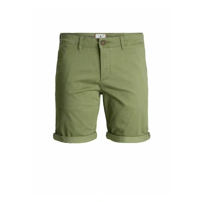 Image of Jack &amp; Jones Bowie Solid Shorts, Men&#039;s, Size: Small, Deep lichen green