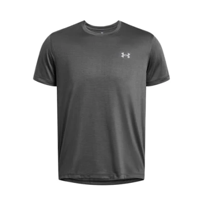 Image of Under Armour Launch Shortsleeve Print Tshirt castlerock, Men&#039;s, Size: 3XL, Castlerock