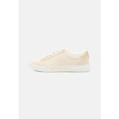 Image of Tommy Hilfiger CHIC Court Trainers, Women&#039;s, Size: 4, Sugarcane Leather