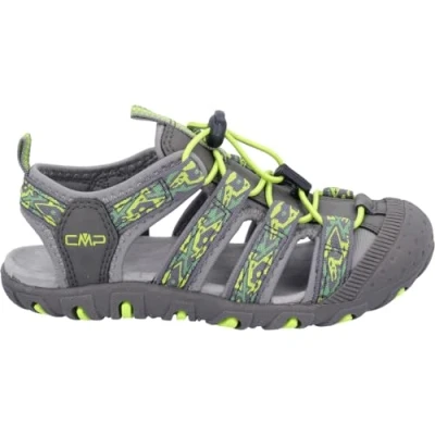 Image of CMP Sahiph Unisex Walking sandals for kids, Size: 31, Graffite/lime grren shoes