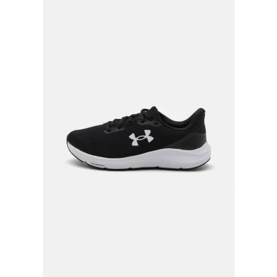 Image of Under Armour Charged Pursuit 4 Road running shoes, Women&#039;s, Size: 7, Black/white Textile/synthetics