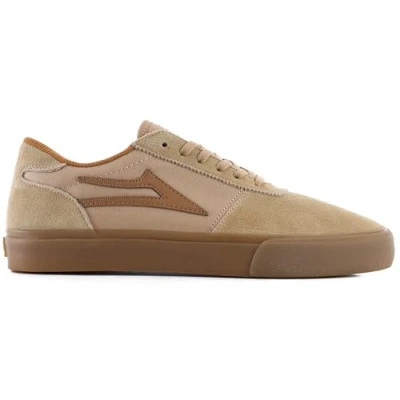 Image of Lakai Men&#039;s Manchester Select Skateboarding Shoe, Tan Gum Suede, 8 UK