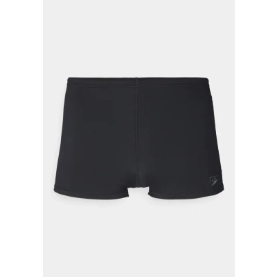 Image of Speedo Men&#039;s ECO Endurance+ Aquashort Swimming Trunks Chlorine Resistant Recycled Fabric Swim Fitness Training Holiday, Black, 34