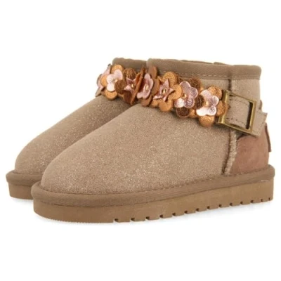 Image of Gioseppo LINT Winter boots for kids, Size: 4.5, Taupe Suede