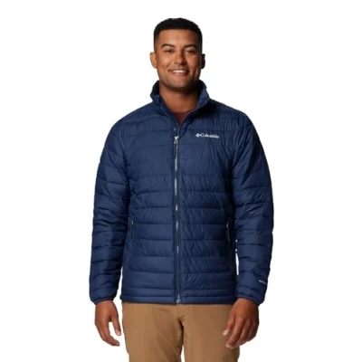 Image of Columbia Powder LITE Jacket Outdoor jacket, Men&#039;s, Size: Large, Collegiate navy
