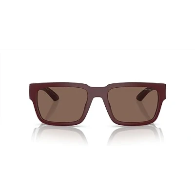Image of Arnette Samhty Sunglasses, Men&#039;s, Size: 55, Matte/shiny bordeaux
