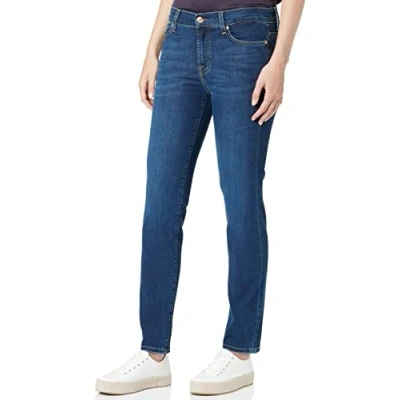 Image of 7 for all mankind Roxanne BAIR Slim fit jeans, Women&#039;s, Size: 25, Dark blue