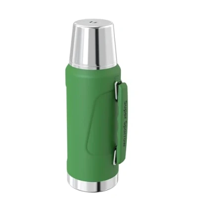 Image of Super Sparrow Stainless Steel Water Bottle 1500ml Wide Mouth Vacuum Insulated Flask BPA Free ThermosBottle Leakproof Lid Doubles as Cup