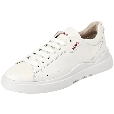 Image of HUGO Blake Trainers, Women&#039;s, Size: 5, White Leather