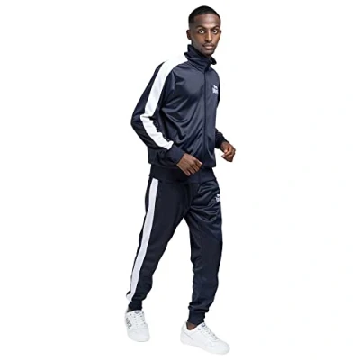 Image of Lonsdale Training Normale Passform Pember SET Tracksuit, Men&#039;s, Size: XXL, Olive black