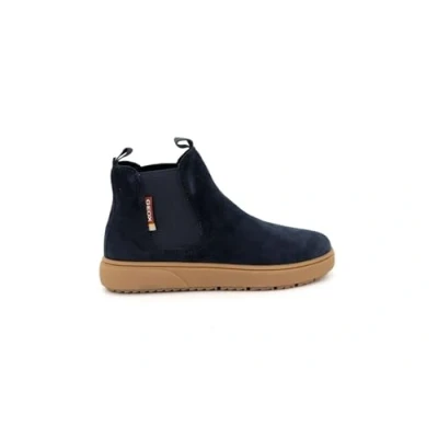 Image of Geox J Theleven Classic ankle boots for kids, Size: 7K, Azul Leather