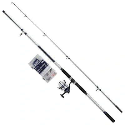 Image of Shakespeare Salt Pier Pounder Sea Fishing Combo Set 3.00m (112 225g) Beachcaster rod