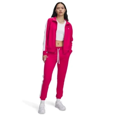 Image of Under Armour Tracksuit SET Tracksuit, Women&#039;s, Size: Small, Shaded fuchsia/white