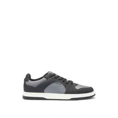 Image of HUGO Hadrian_tenn Trainers, Men&#039;s, Size: 6, Charcoal Polyester