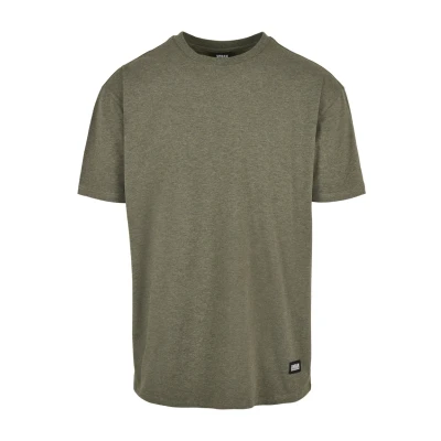 Image of Urban Classics Men&#039;s T Shirt, Dark Green Melange, M