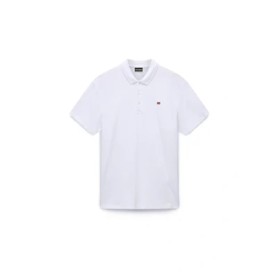 Image of Napapijri Ealis Polo shirt, Men&#039;s, Size: 3XL, Bright white