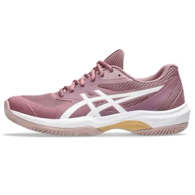 Image of Asics GAME FF Padel shoes, Women&#039;s, Size: 4.5, Purple oxide/white Textile/synthetics