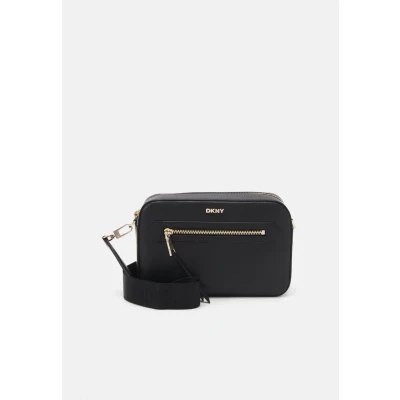 Image of DKNY Bryant AVE Camera bag Across body black/goldcoloured, Women&#039;s, Size: One Size, Black/gold coloured