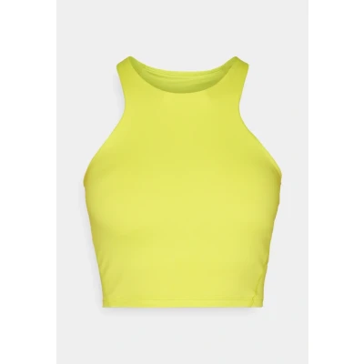 Image of The North Face Refina Longline BRA Medium support sports bra, Women&#039;s, Size: 18, Sulphur spring green
