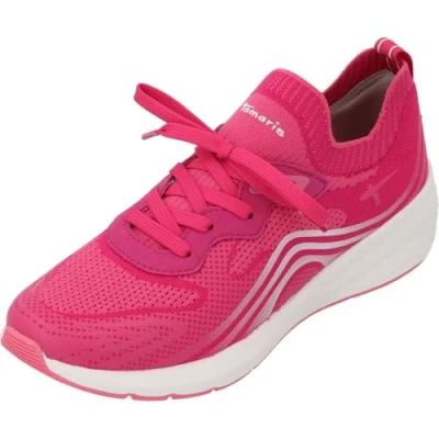 Image of Tamaris Women&#039;s Trainers 1 23769 44 510 Low Top Vegan M2376944 Pink, 5 UK