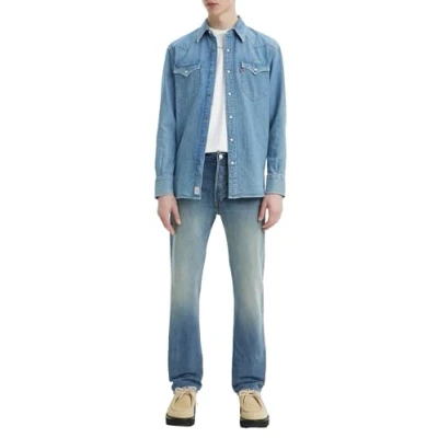 Image of Levi&#039;s 501 Original Straight leg jeans, Size: 40x32, Misty lake