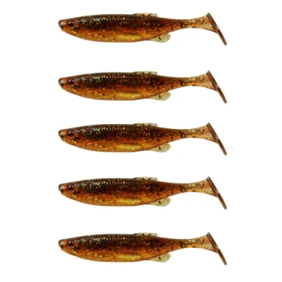 Image of Savage Gear Fat Minnow T Tail Shad Motoroil UV 13cm 20g (5 pieces)