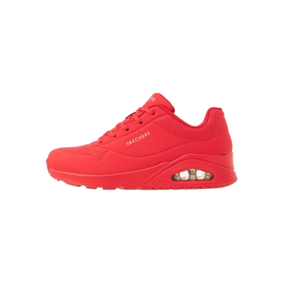 Image of Skechers Sport UNO Trainers, Women&#039;s, Size: 2, Red High quality imitation leather