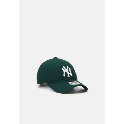 Image of New Era League Essential 9TWENTY Unisex Cap, Size: One Size, Dark green/white