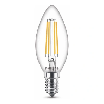 Image of Philips LED Premium Classic B35 Candle Light Bulb [E14 Small Edison Screw] 6.5W 60W Equivalent, Warm White (2700K), Non Dimmable