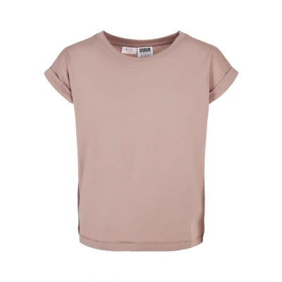 Image of Urban Classics Extended Shoulder Basic Tshirt for kids, Size: 9 10y, Duskrose