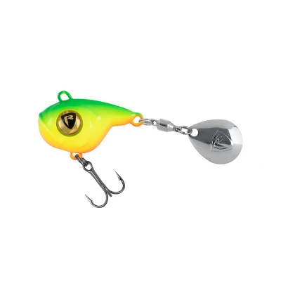 Image of Fox Rage Big Eye Spin Tail 14g Ultra UV Fire Tiger Spinner