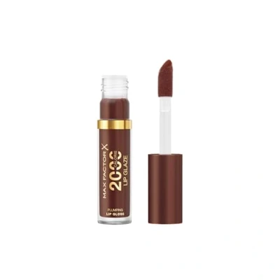 Image of Max Factor 2000 Calorie Lip Glaze Full Shine Tinted Gloss 4.4ml (Various Shades) Chocolate Glow